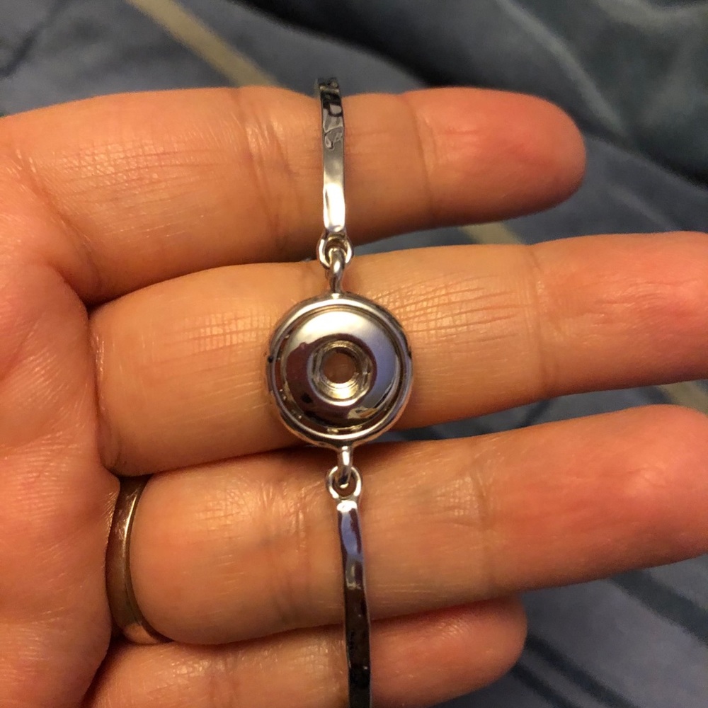 Magnolia and Vine dainty bracelet with hook clasp